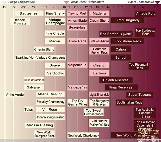 葡萄酒的最佳饮用温度