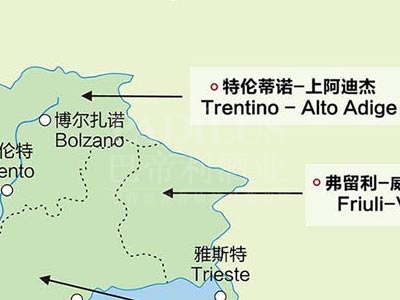 意大利特伦托葡萄酒产区（Trentino-Alto Adige）