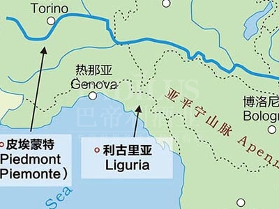 意大利利古里亚葡萄酒产区（Liguria）