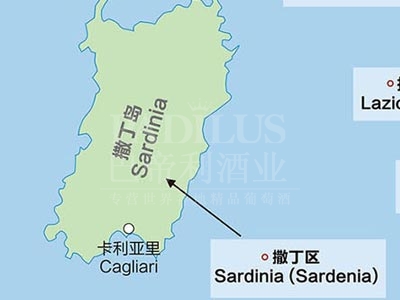 意大利撒丁岛葡萄酒产区（Sardinia）